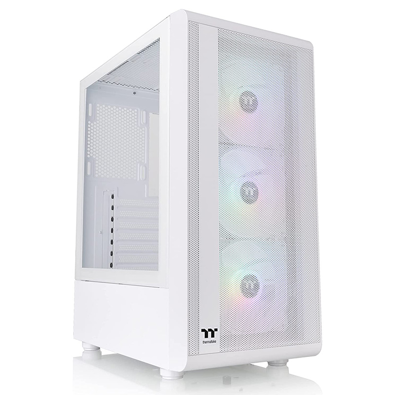 Thermaltake S200 ARGB Mid Tower ATX Case - White (CA-1X2-00M6WN-00)