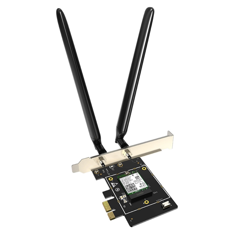 Tenda E33 AX5400 Tri-band Gigabit Wi-Fi 6E Bluetooth PCI-E Adapter