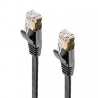 Cablelist Flat CAT8 SSTP RJ45 Ethernet Cable 2m Black