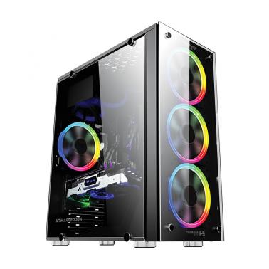 Armaggeddon KAGAMI K-5 Black Gaming ATX Case (KAGAMI K-5) - pcbyte.com.au