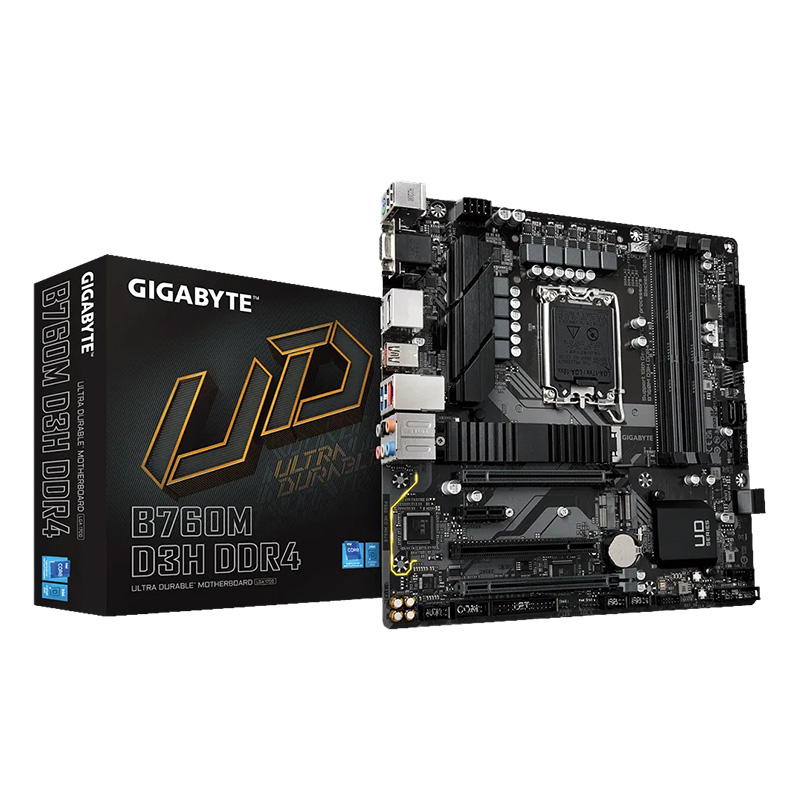 Gigabyte B760M D3H D4 LGA 1700 mATX Motherboard (B760M-D3H-DDR4)