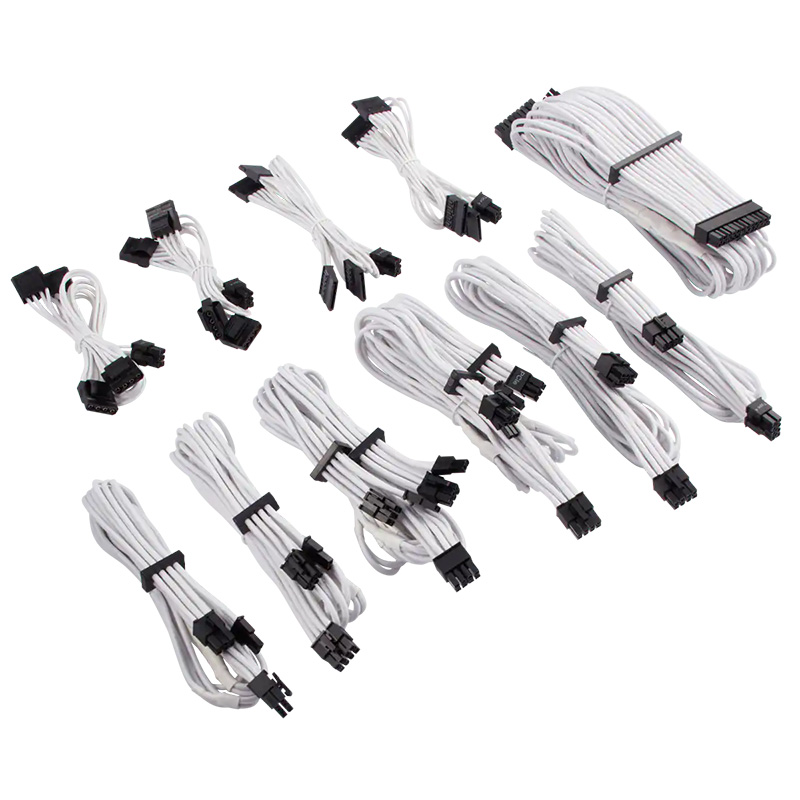 Corsair Premium Individually Sleeved PSU Cables Pro Kit - White (CP-8920224)