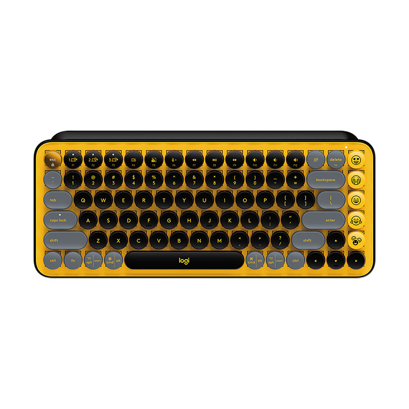 Logitech Pop Keys Wireless Mechanical Keyboard - Blast Yellow (920-010577)