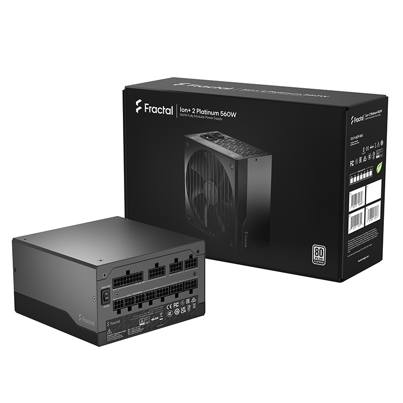 Fractal Design Ion+ 2 Platinum 560W 80+ Platinum Fully Modular ATX Power Supply (FD-P-IA2P-560-AU)