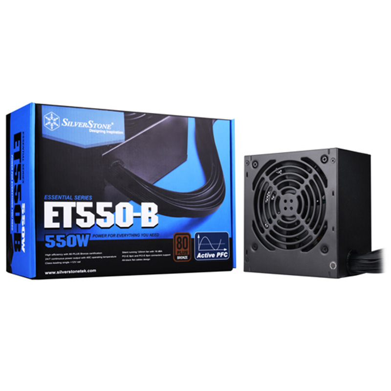 SilverStone 550W 80+ Bronze Power Supply (SST-ET550-B V1.2)