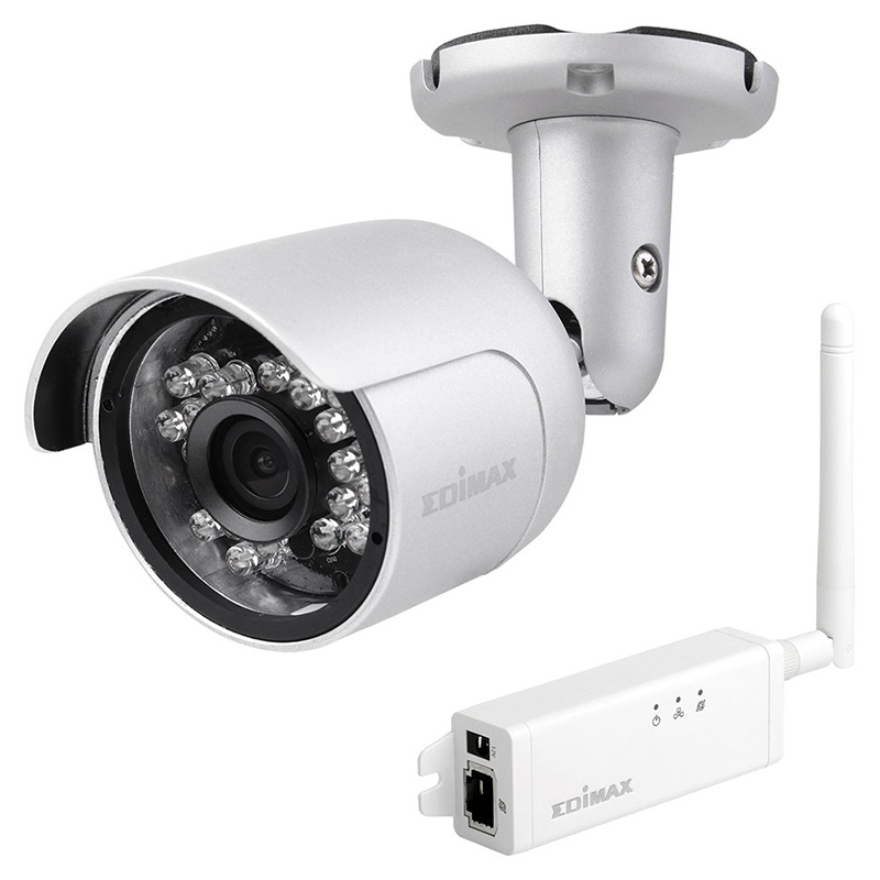 Edimax HD 720p Wi-Fi Outdoor Network Day & Night Camera with Wide Angle View (IC-9110W)