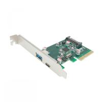 Simplecom PCI-E2.0 x4 to 2 Port USB3.1 Gen II 10Gpbs Type-C+A PCI-E Card (EC312)