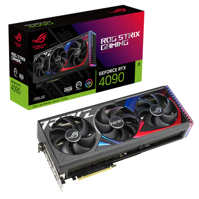 Asus GeForce RTX 4090 ROG Strix 24G Graphics Card (ROG-STRIX-RTX4090-24G-GAMING)