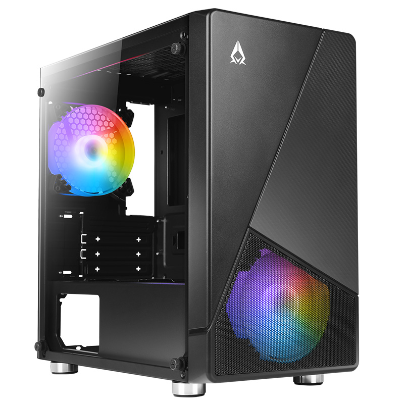 AZZA Noir 130M Micro ATX Case Black (CSAZ-130M)