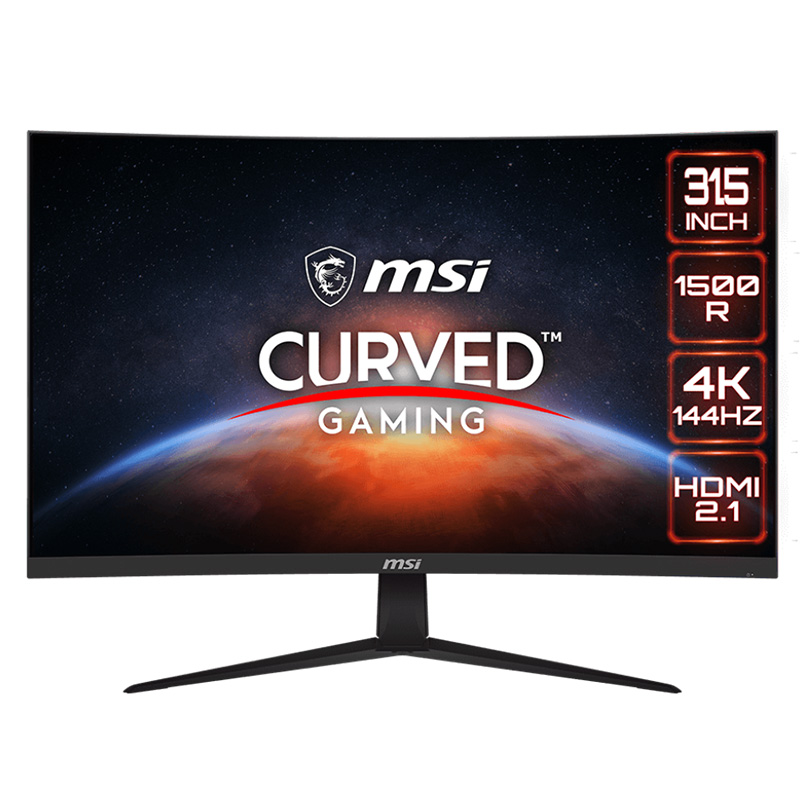 MSI 32in UHD 144Hz VA Curved Gaming Monitor (G321CU)