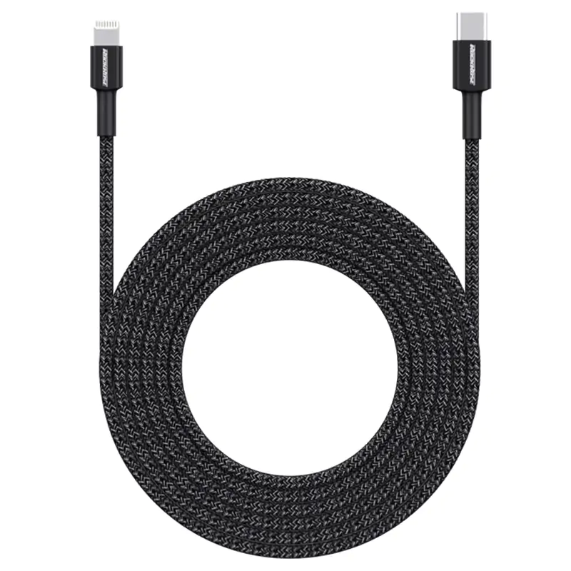RockRose Liberty CL2 20W USB-C to Lightning Charge & Sync MFi Cable 2m
