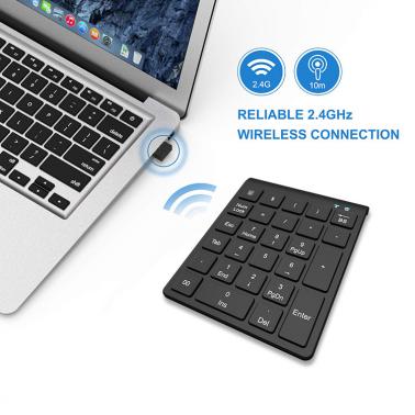 2.4G digital keypad Laptop desktop wireless digital keypad - pcbyte.com.au