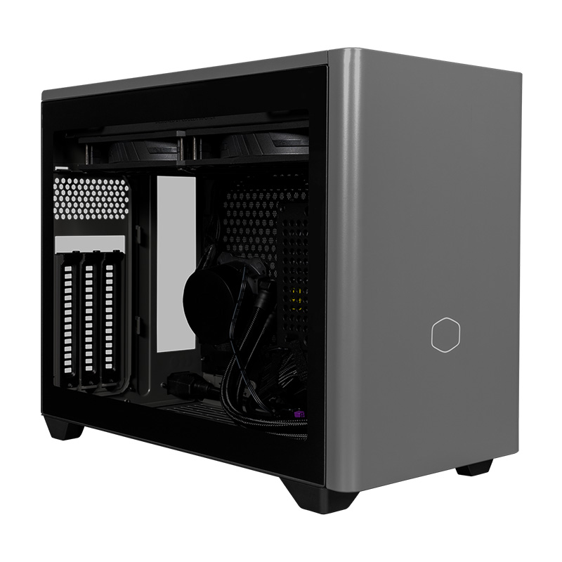 Cooler Master NR200P MAX Mini ITX Case with 850W Gold PSU + 280 AIO CPU Cooler (NR200P-MCNN85-SL0)
