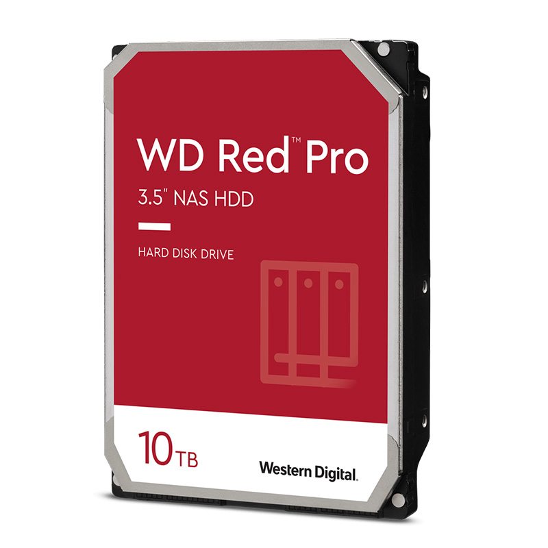 Western Digital 10TB RED Pro 7200RPM 3.5IN NAS SATA Hard Drive (WD102KFBX)