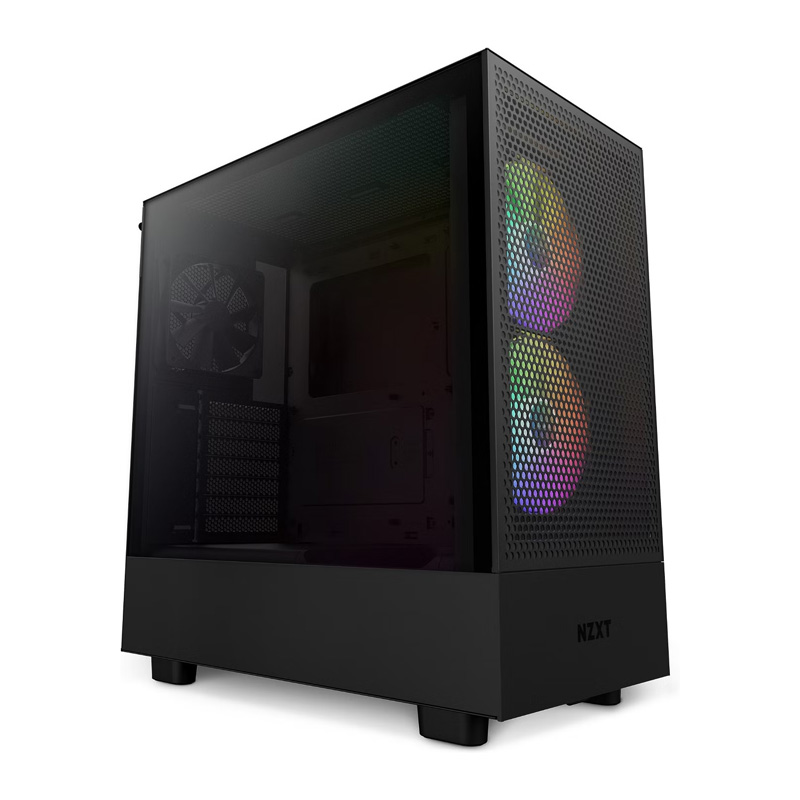 NZXT H5 Flow RGB Mid Tower ATX Case Black (CC-H51FB-R1)