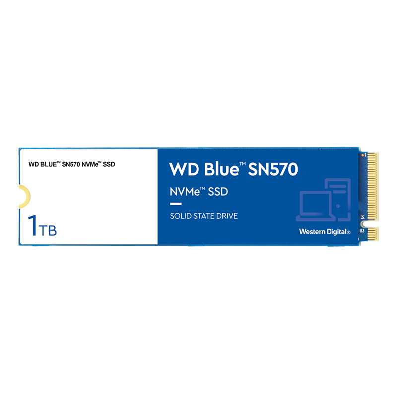 Western Digital 1TB Blue SN570 PCIe Gen 3 M.2 NVMe SSD (WDS100T3B0C ...