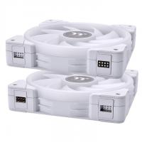 140mm-Case-Fans-Thermaltake-SWAFAN-EX14-140mm-RGB-PWM-Magnetic-Cooling-Fan-3-Pack-White-3