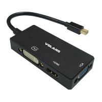Volans Mini DisplayPort to HDMI (4K) / DVI / VGA Converter