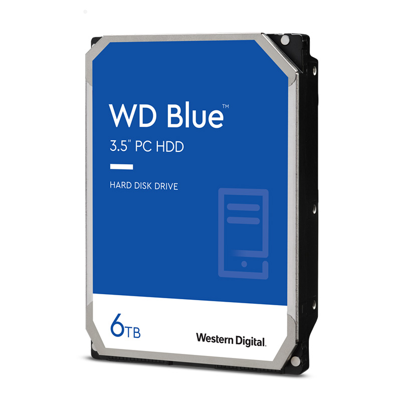Western Digital 6TB Blue 5400RPM 3.5in SATA Hard Drive (WD60EZAZ)