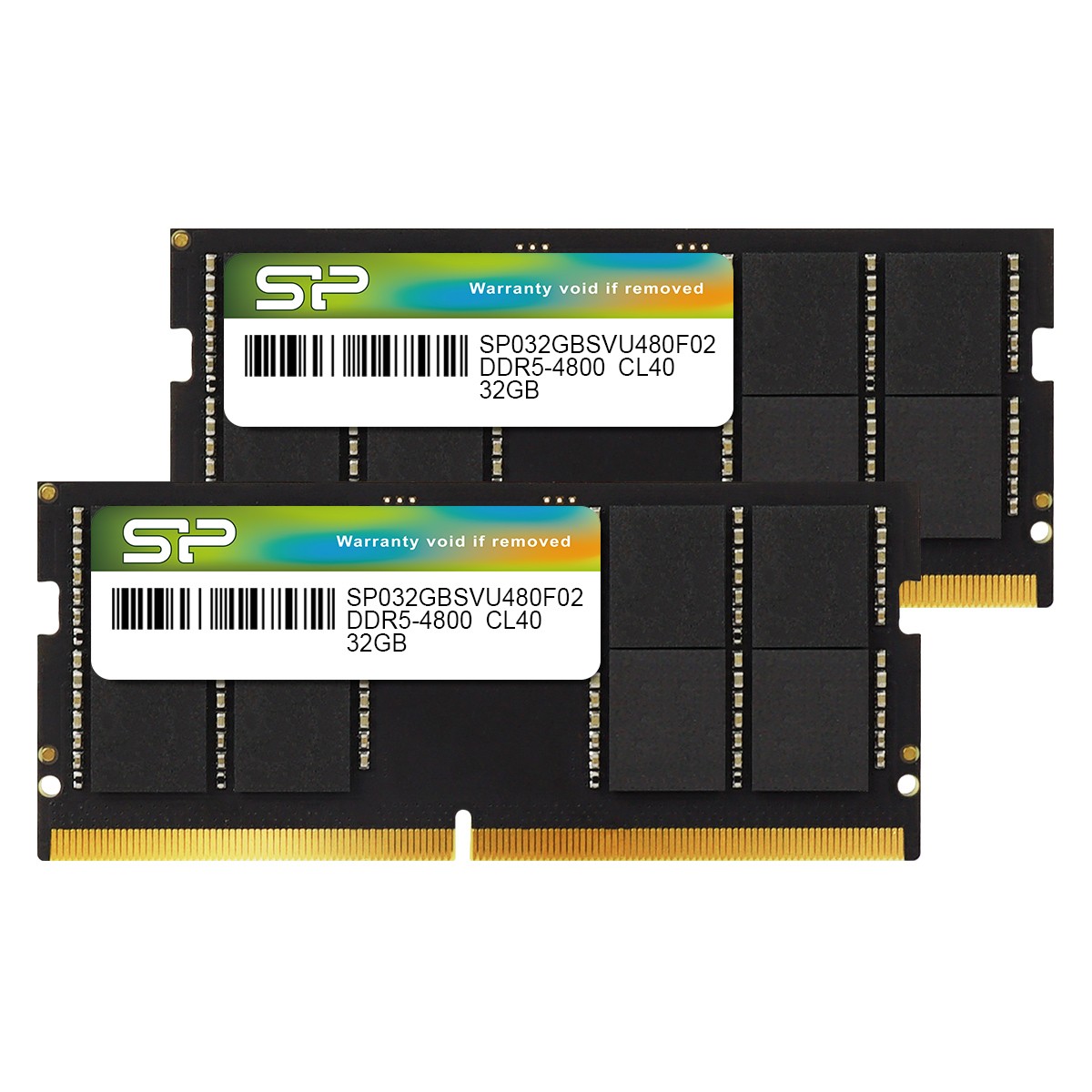 Silicon Power 64GB (2x32GB) SP064GBSVU480F22 4800Mhz CL40 DDR5 SODIMM Laptop RAM