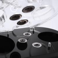 Laser-Engravers-Genmitsu-CNC-Dust-Shoe-69mm-Spindle-Acrylic-Cover-Cleaner-for-CNC-Router-PROVerXL-4030-CNC-Machines-with-a-69mm-Diameter-Motor-Hose-Adapter-Diameter-10