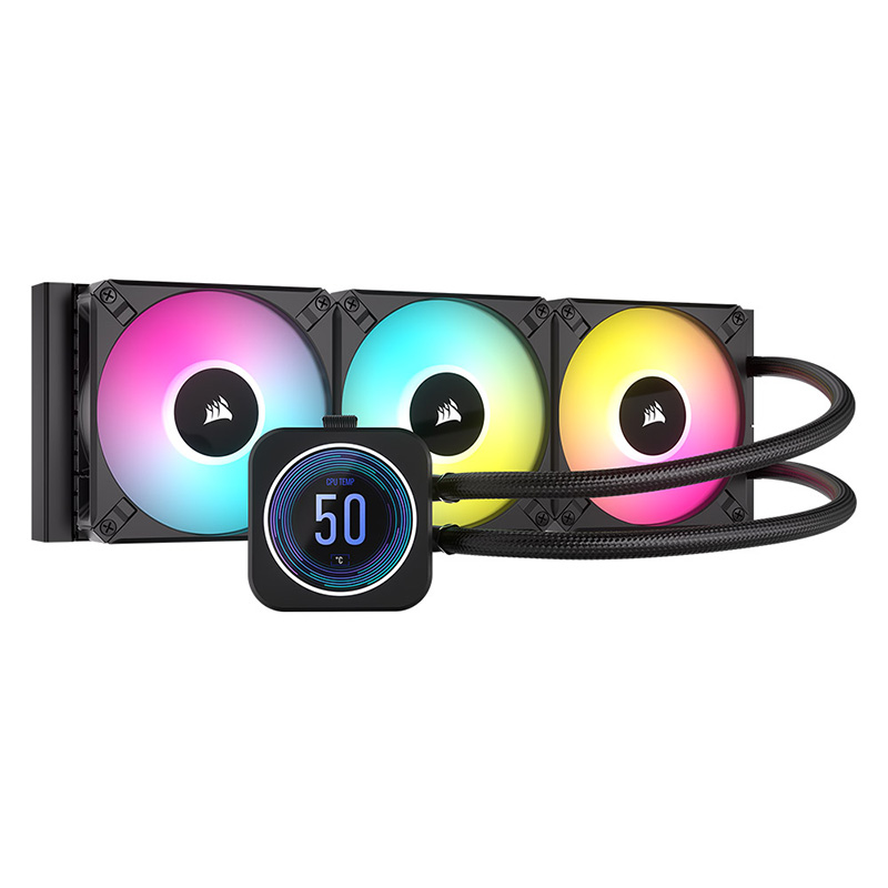 Corsair iCUE H150i Elite LCD XT Display 360mm Liquid CPU Cooler (CW-9060075-WW)