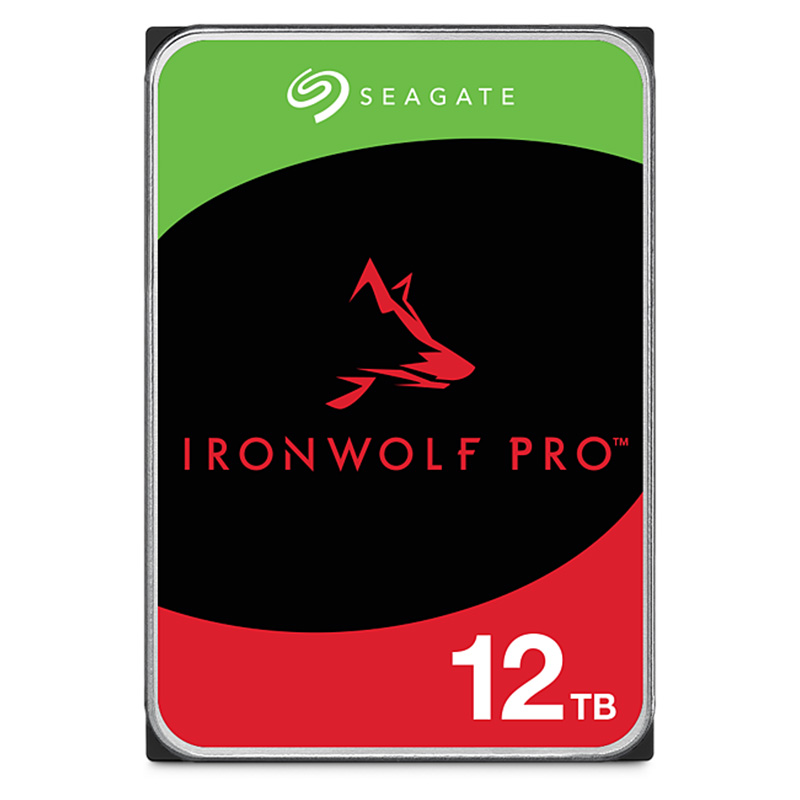 Seagate IronWolf Pro 12TB NAS 7200RPM 6Gb/s 3.5in SATA Hard Drive (ST12000NT001)