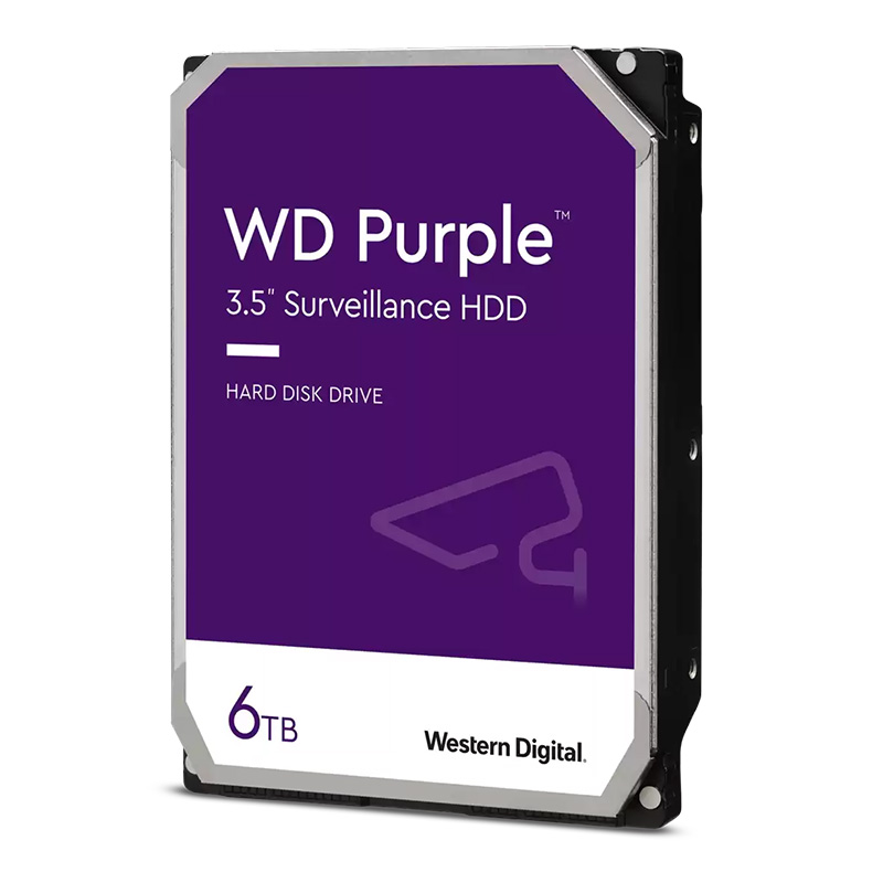 Western Digital 6TB Purple 3.5in SATAIII Hard Drive (WD64PURZ)