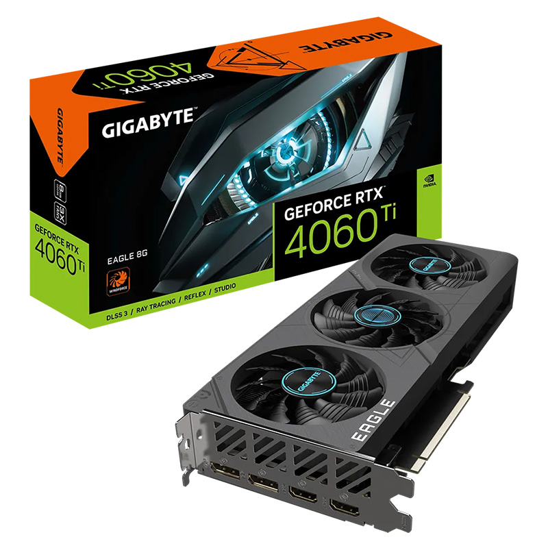 Gigabyte GeForce RTX 4060 Ti Eagle 8G Graphics Card (GV-N4060TEAGLE-8GD)