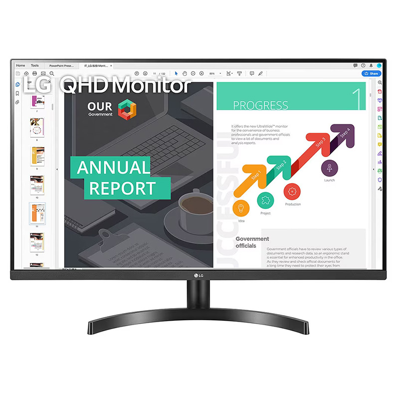 LG 32in QHD 75Hz QHD IPS LED Monitor (32QN600-B)