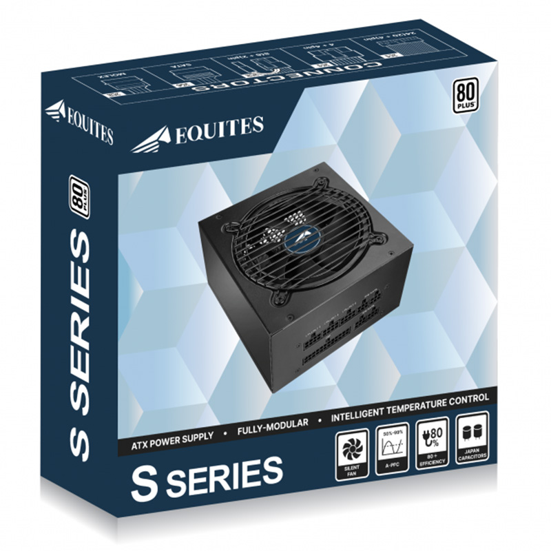 Equites S650 650W White 80+ Modular Power Supply (EQUITES S650)