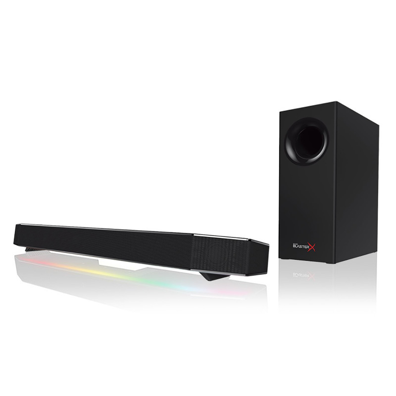 Creative Sound BlasterX Katana 2.1 Multi-Channel RGB Soundbar Speaker (51MF8245AA001)