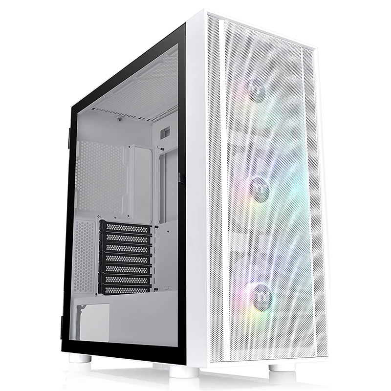 Thermaltake H570 TG ARGB Mid Tower E-ATX Case - White (CA-1T9-00M6WN-01)