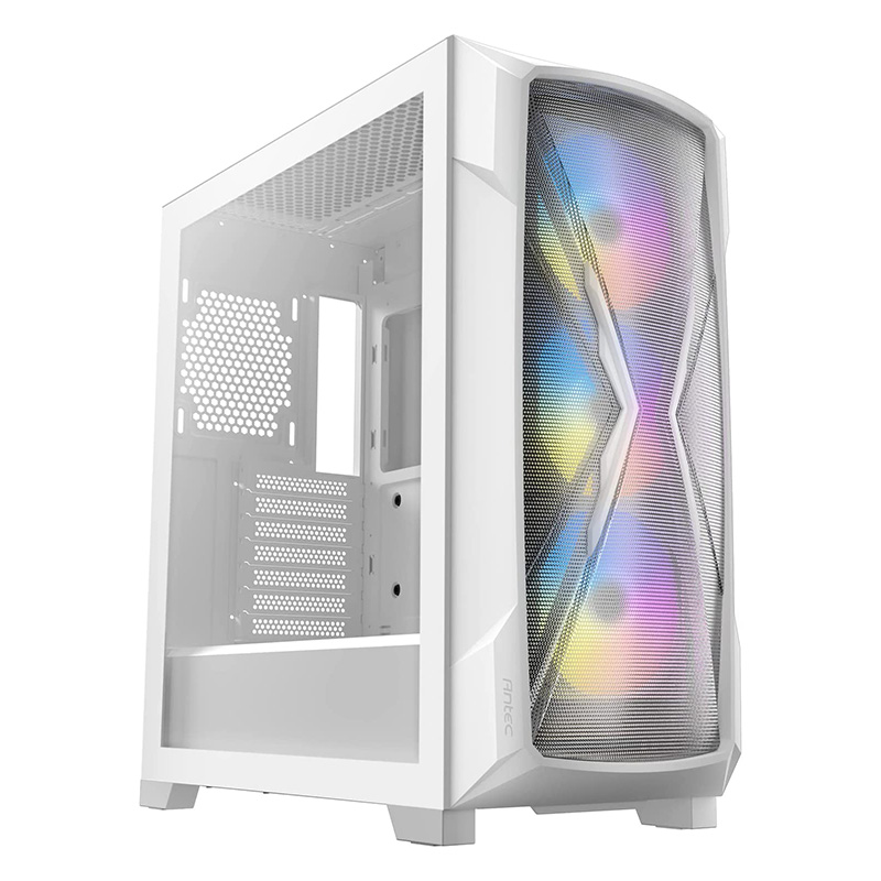 Antec DP505 TG ARGB Mid-Tower E-ATX Gaming Case - White (DP505-W)