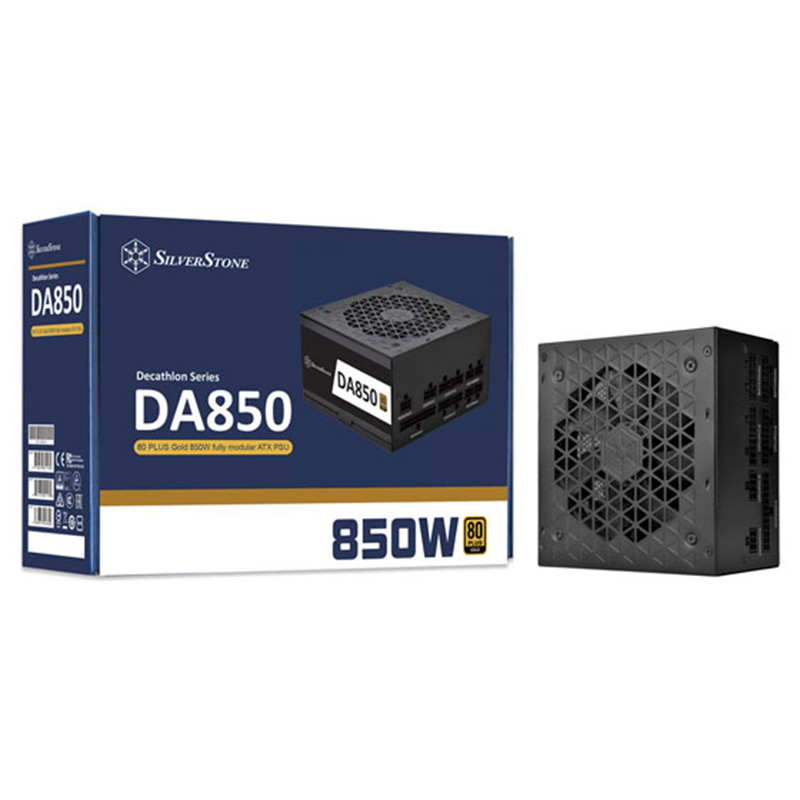 SilverStone DA850 850W 80+ Gold Power Supply (DA850-G)