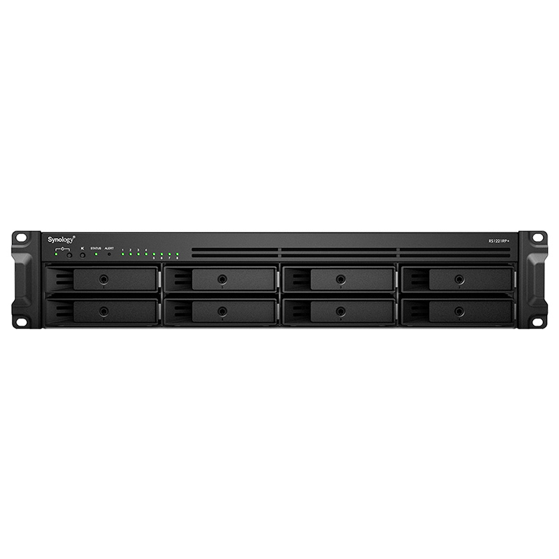 Synology 8-Bay 3.5in Diskless 4xGbE NAS - 2U (RS1221RP+)