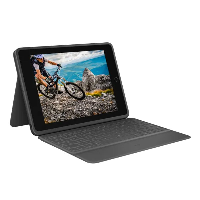 Logitech Rugged Folio Ultra-protective Keyboard Case with Smart Connector for iPad - OPENED BOX 73318
