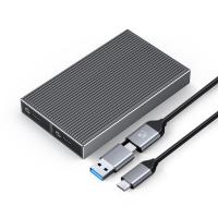 Enclosures-Docking-Orico-Dual-bay-M-2-NVME-NVME-SSD-Enclosure-Grey-2