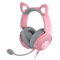 Razer Kraken Kitty V2 Pro Wired RGB Headset with Interchangeable Ears - Quartz Edition (RZ04-04510200-R3M1)