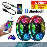 LED-Light-Strip-12V-Bluetooth-USB-RGB-LED-Strip-Lights-IP65-Waterproof-5050-5M-90-LEDs-2