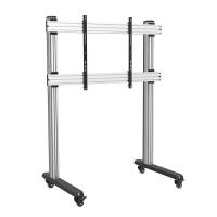 Brateck Heavy-Duty Interactive Display Carts Landscape Orientation Fit 70in-120in Up to 150kg