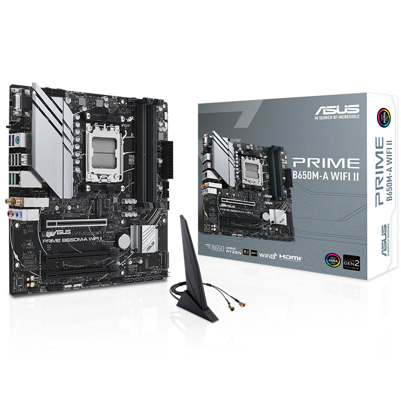 Asus Prime B650M-A WIFI II AM5 mATX Motherboard (PRIME B650M-A WIFI II)