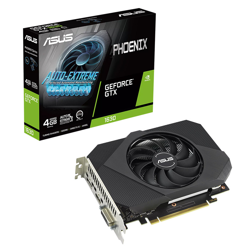 Asus GeForce GTX 1630 Phoenix 4G Graphics Card (PH-GTX1630-4G)