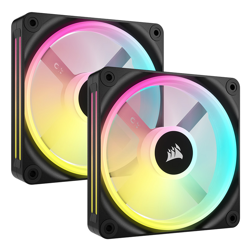 Corsair iCUE Link QX140 140mm RGB PWM Fan - 2 Pack (CO-9051004-WW)