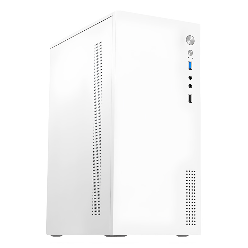 Equites H2 with 500W PSU Micro ATX Case - White (Case-H2-W)