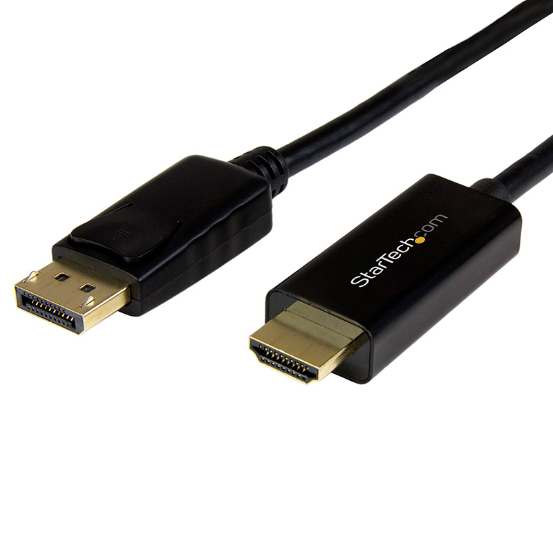 Startech DisplayPort to HDMI Converter Cable - 6 FT (2M) - 4K