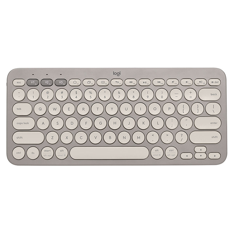 Logitech K380 Multi-Device Bluetooth Keyboard - Sand (920-011145)