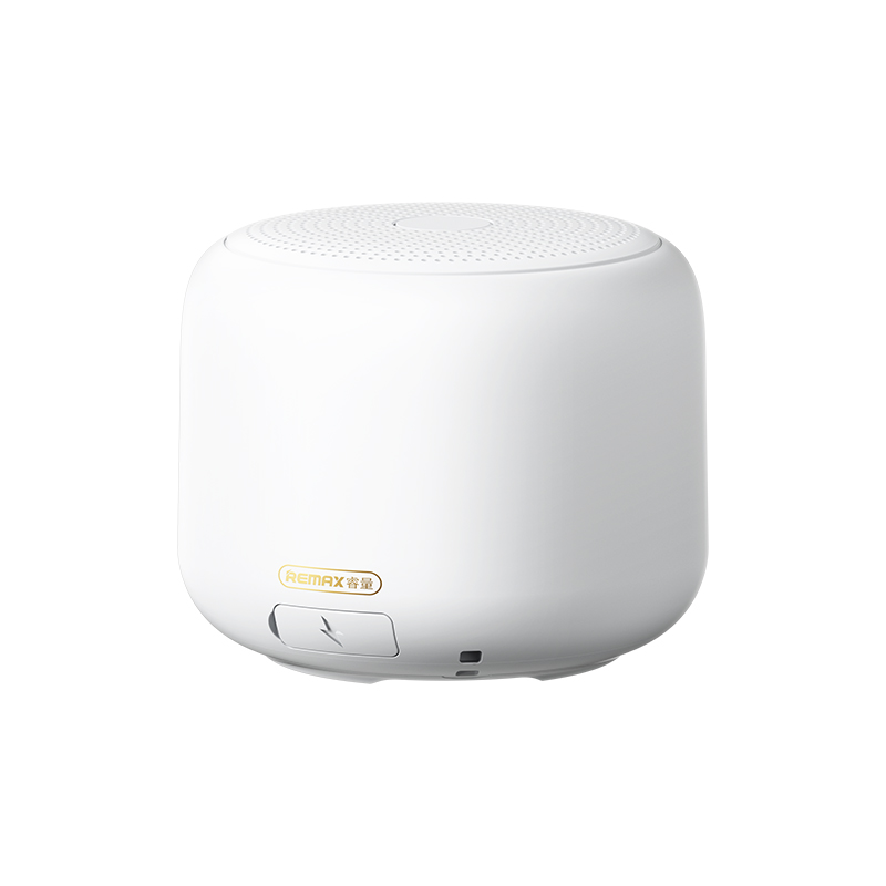MOREJOY Remax Bluetooth 5.0 Speaker RB-M15 Waterproof IPX7 Potable Outdoor Wireless Speaker White