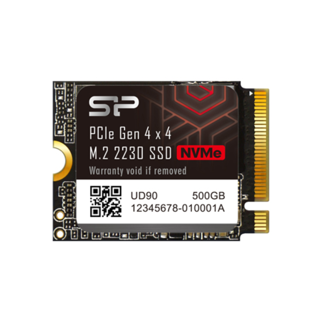 Silicon Power UD90 500GB R/W up to 5,000/3,200 MB/s PCIe 4.0 Gen 4x4 M.2 2230 SSD - SP500GBP44UD9007