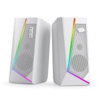 Redragon-GS520-Anvil-RGB-Desktop-Speakers-2-0-Channel-PC-Computer-Stereo-Speaker-with-6-Colorful-LED-Modes-White-3
